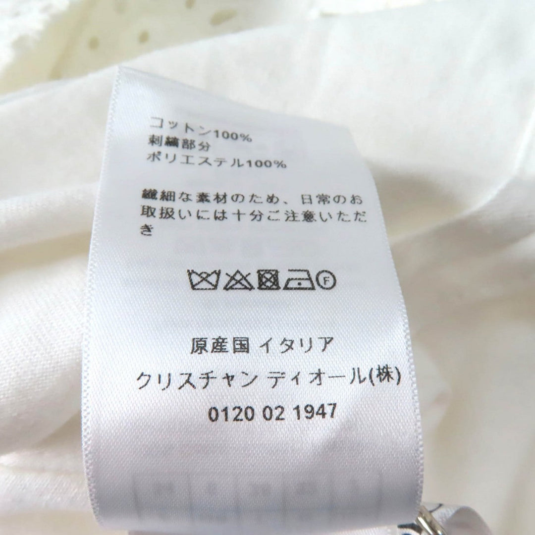 Christian Dior Short sleeve shirt 322B46M3177 cotton white 38