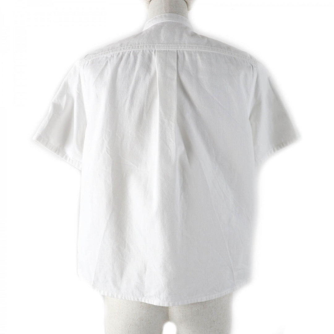 Christian Dior Short sleeve shirt 322B46M3177 cotton white 38