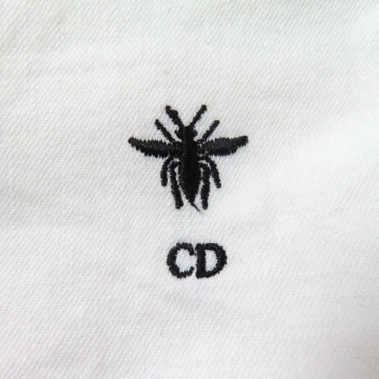 Christian Dior Short sleeve shirt 322B46M3177 cotton white 38