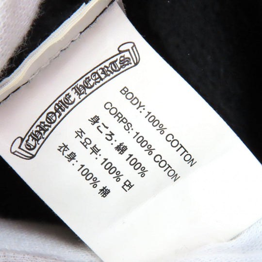 CHROME HEARTS Pants 2214-304-9055 cotton black S