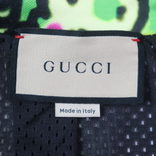 GUCCI Track jacket 714464 Outer: 55% polyester, Outer: 45% cotton, Lining: 100% polyester, Part: 50% rayon, Part: 30% cotton multicolor DANS LE VENT mens L Used Authentic