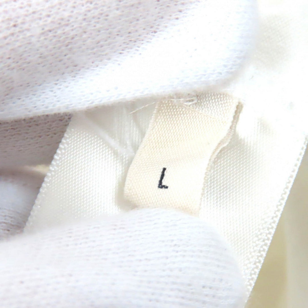 CELINE Short sleeve T-shirt 2X314916G Main: 100% cotton White black Women L Used Authentic