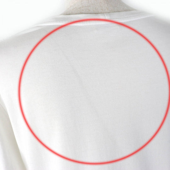 CELINE Short sleeve T-shirt 2X314916G Main: 100% cotton White black Women L Used Authentic