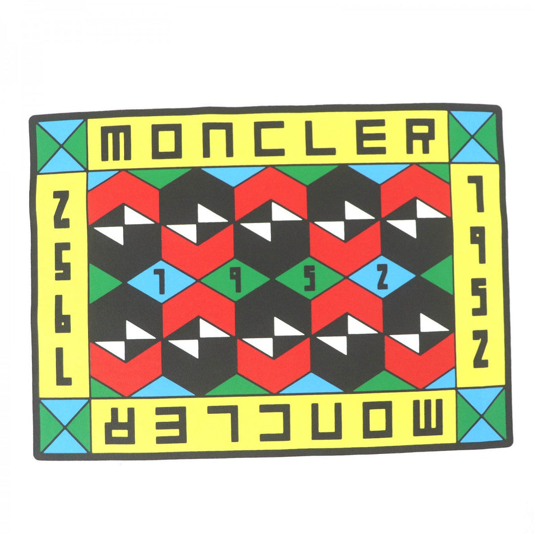 MONCLER GENIUS 2 Short sleeve T-shirt H10928C00003 Main: 100% cotton, Part: 100% cotton Off-white multicolor mens XL Used Authentic