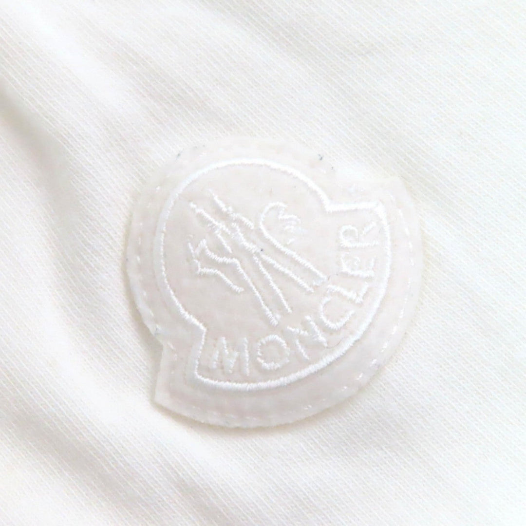 MONCLER GENIUS 2 Short sleeve T-shirt H10928C00003 Main: 100% cotton, Part: 100% cotton Off-white multicolor mens XL Used Authentic