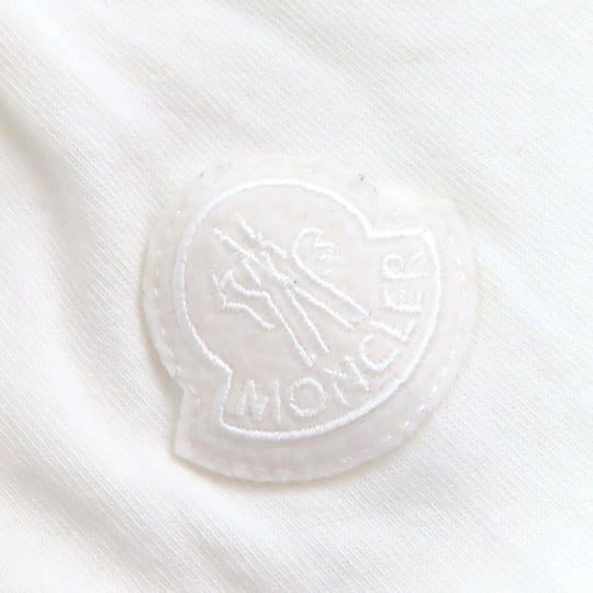 MONCLER GENIUS 2 Short sleeve T-shirt H10928C00003 Main: 100% cotton, Part: 100% cotton Off-white multicolor mens XL Used Authentic