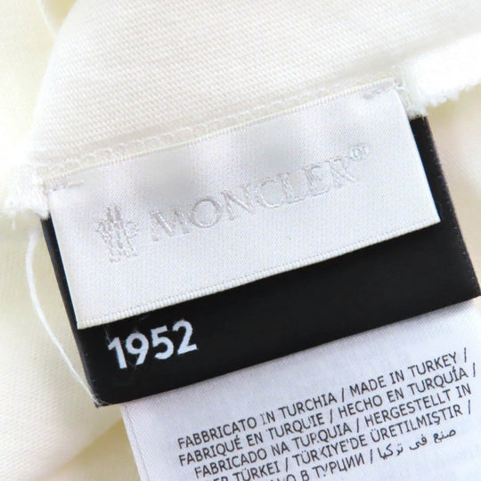 MONCLER GENIUS 2 Short sleeve T-shirt H10928C00003 Main: 100% cotton, Part: 100% cotton Off-white multicolor mens XL Used Authentic