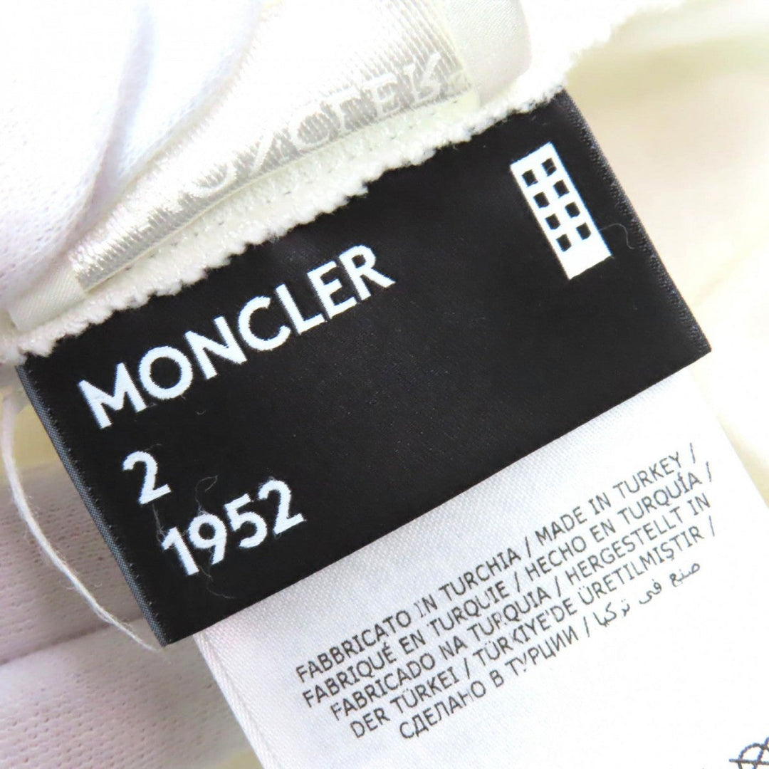 MONCLER GENIUS 2 Short sleeve T-shirt H10928C00003 Main: 100% cotton, Part: 100% cotton Off-white multicolor mens XL Used Authentic