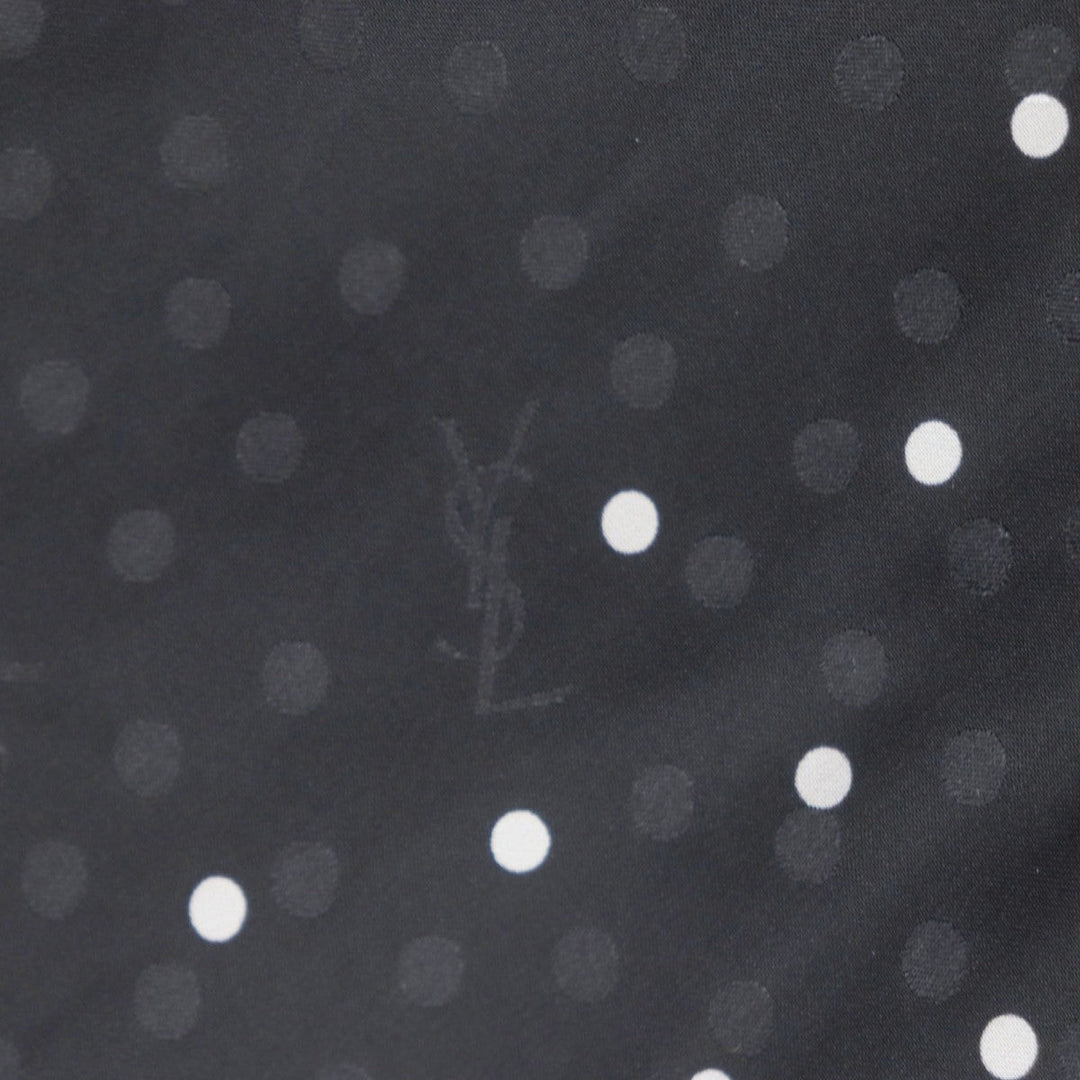 SAINT LAURENT PARIS Bomber jacket 670845 silk black 36