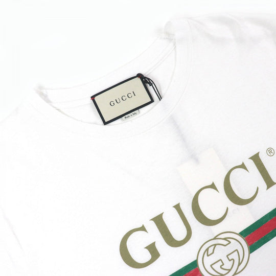 GUCCI Short sleeve shirt 440103 cotton white L