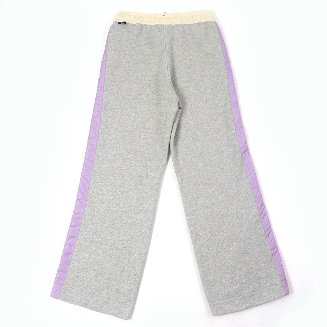 MONCLER GRENOBLE Pants H20988H00008 Main: 85% cotton, Main: 15% rayon, Part: 100% nylon, Part: 100% nylon, Part: 100% nylon Grey Ivory Purple PANTALONE Women M Used Authentic