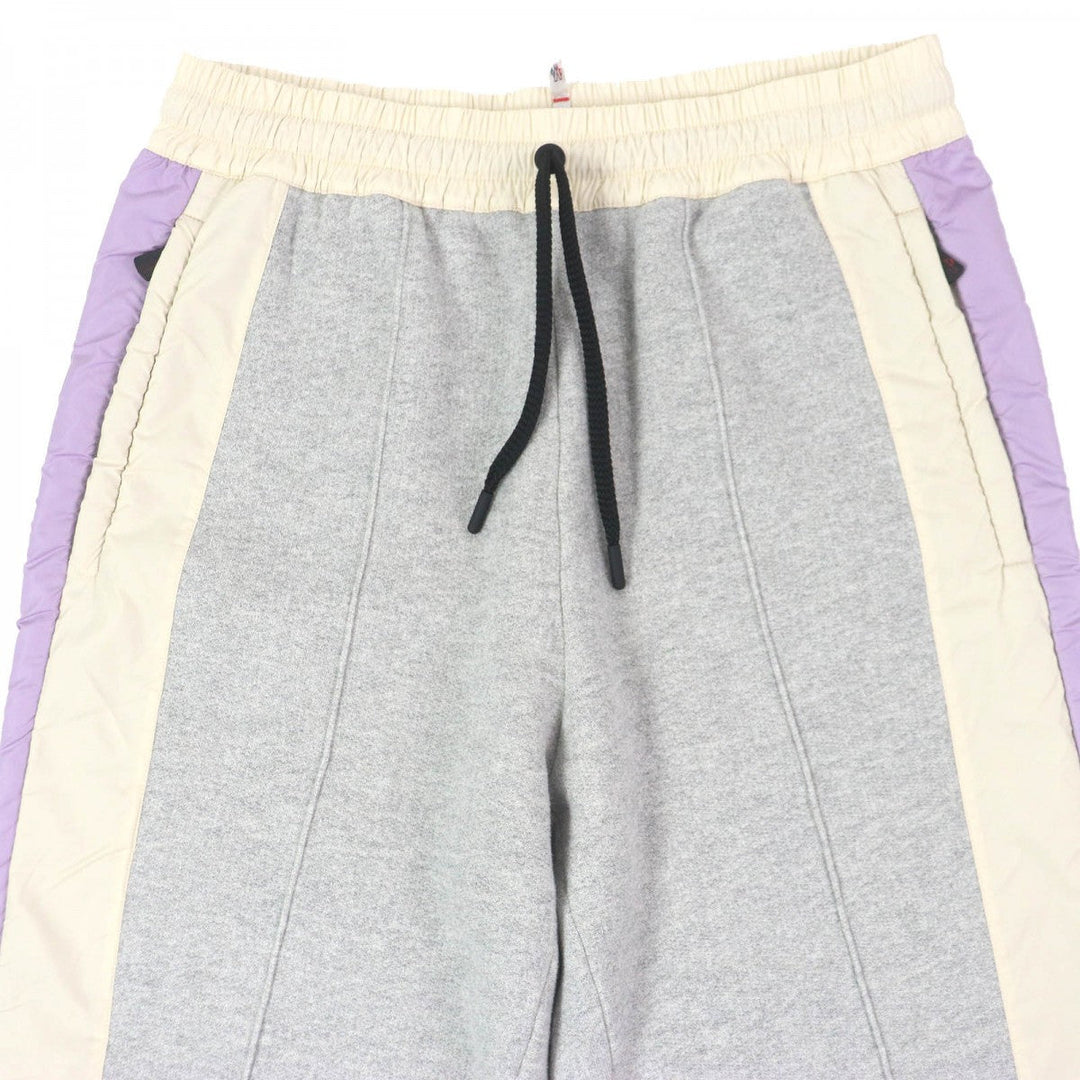MONCLER GRENOBLE Pants H20988H00008 Main: 85% cotton, Main: 15% rayon, Part: 100% nylon, Part: 100% nylon, Part: 100% nylon Grey Ivory Purple PANTALONE Women M Used Authentic