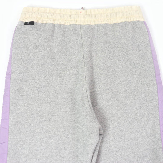 MONCLER GRENOBLE Pants H20988H00008 Main: 85% cotton, Main: 15% rayon, Part: 100% nylon, Part: 100% nylon, Part: 100% nylon Grey Ivory Purple PANTALONE Women M Used Authentic