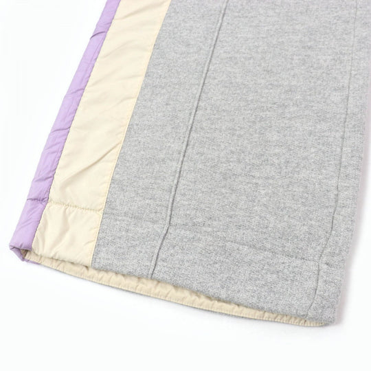 MONCLER GRENOBLE Pants H20988H00008 Main: 85% cotton, Main: 15% rayon, Part: 100% nylon, Part: 100% nylon, Part: 100% nylon Grey Ivory Purple PANTALONE Women M Used Authentic