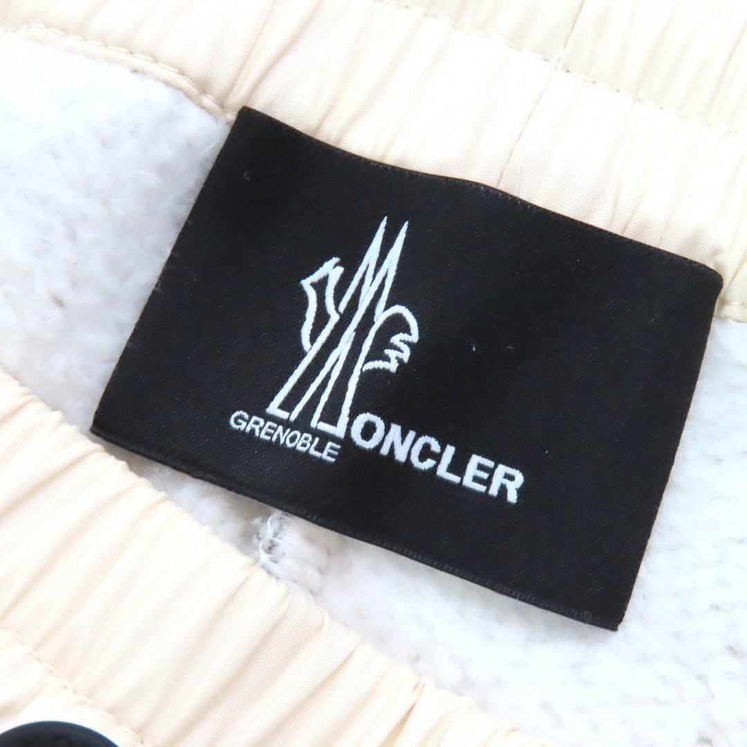 MONCLER GRENOBLE Pants H20988H00008 Main: 85% cotton, Main: 15% rayon, Part: 100% nylon, Part: 100% nylon, Part: 100% nylon Grey Ivory Purple PANTALONE Women M Used Authentic