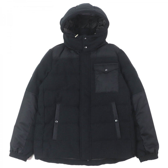 TATRAS Down jacket MTA19A4582 Outer: 100% wool, Filling: 90% down, Filling: 10% feather, Lining: 100% nylon, Part: 100% nylon black R line MERANO mens Used Authentic