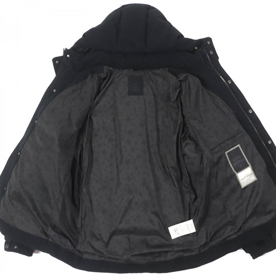 TATRAS Down jacket MTA19A4582 Outer: 100% wool, Filling: 90% down, Filling: 10% feather, Lining: 100% nylon, Part: 100% nylon black R line MERANO mens Used Authentic