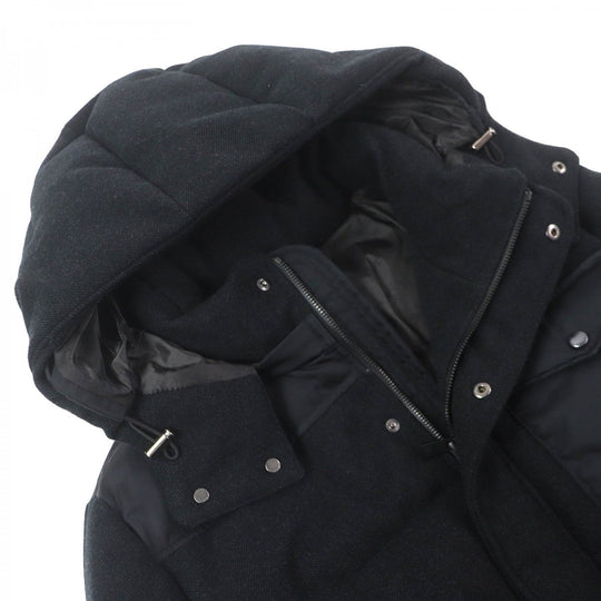 TATRAS Down jacket MTA19A4582 Outer: 100% wool, Filling: 90% down, Filling: 10% feather, Lining: 100% nylon, Part: 100% nylon black R line MERANO mens Used Authentic
