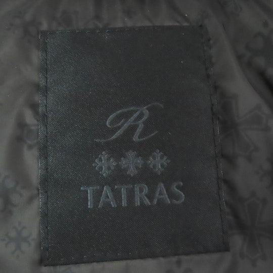 TATRAS Down jacket MTA19A4582 Outer: 100% wool, Filling: 90% down, Filling: 10% feather, Lining: 100% nylon, Part: 100% nylon black R line MERANO mens Used Authentic