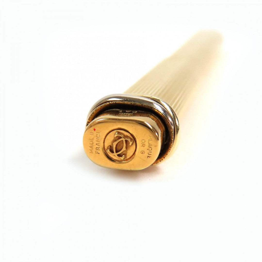 CARTIER Ballpoint pen OP0000060 Gold finish metal gold mens Used Authentic