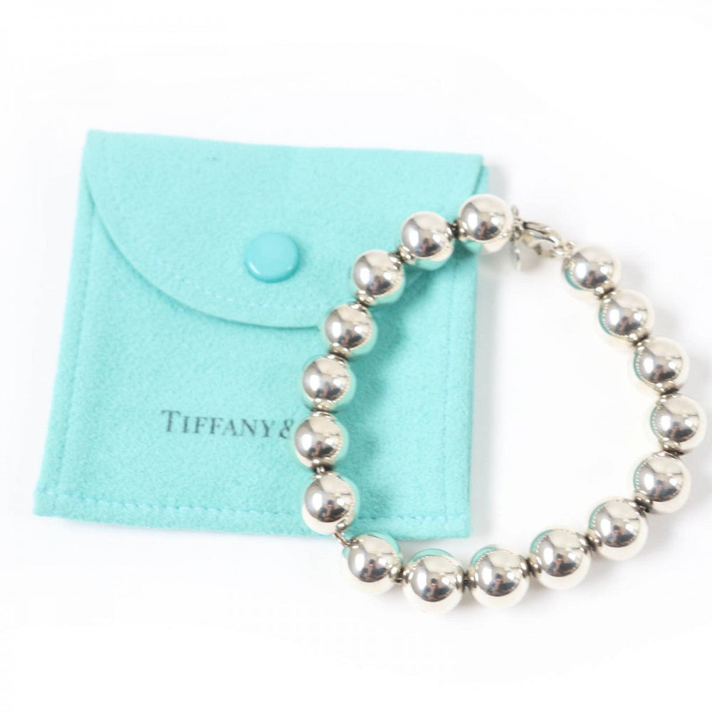 TIFFANY&Co. bracelet Main�FSV925 Silver Hardware Ball Bracelet Women Used Authentic