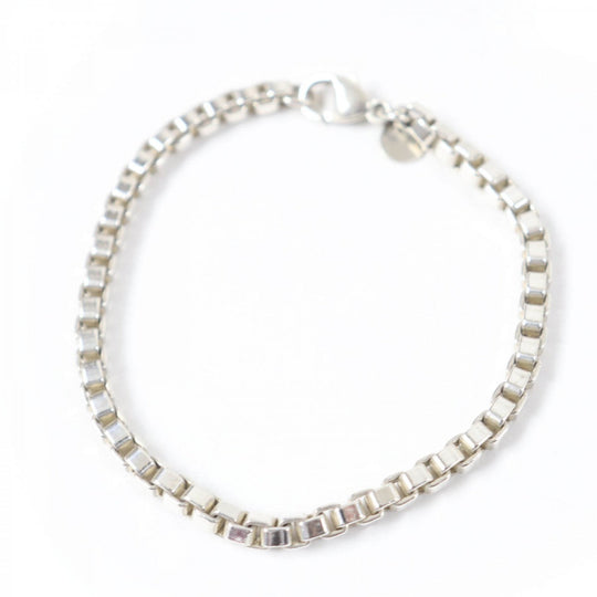 TIFFANY&Co. bracelet Main�FSV925 Silver Venetian bracelet Women Used Authentic