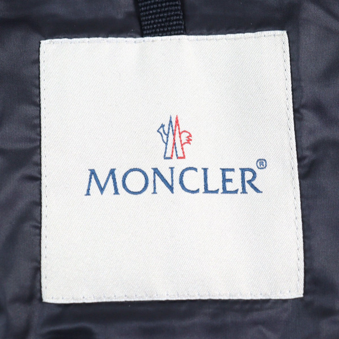 MONCLER Down jacket 420914139285 53227 Outer: 100% nylon, Lining: 100% nylon, Filling: 85% down, Filling: 15% feather, Part: 100% wool Navy RYAN GIUBBOTTO mens 2 Used Authentic