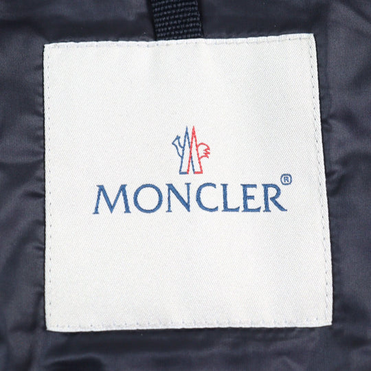 MONCLER Down jacket 420914139285 53227 Outer: 100% nylon, Lining: 100% nylon, Filling: 85% down, Filling: 15% feather, Part: 100% wool Navy RYAN GIUBBOTTO mens 2 Used Authentic