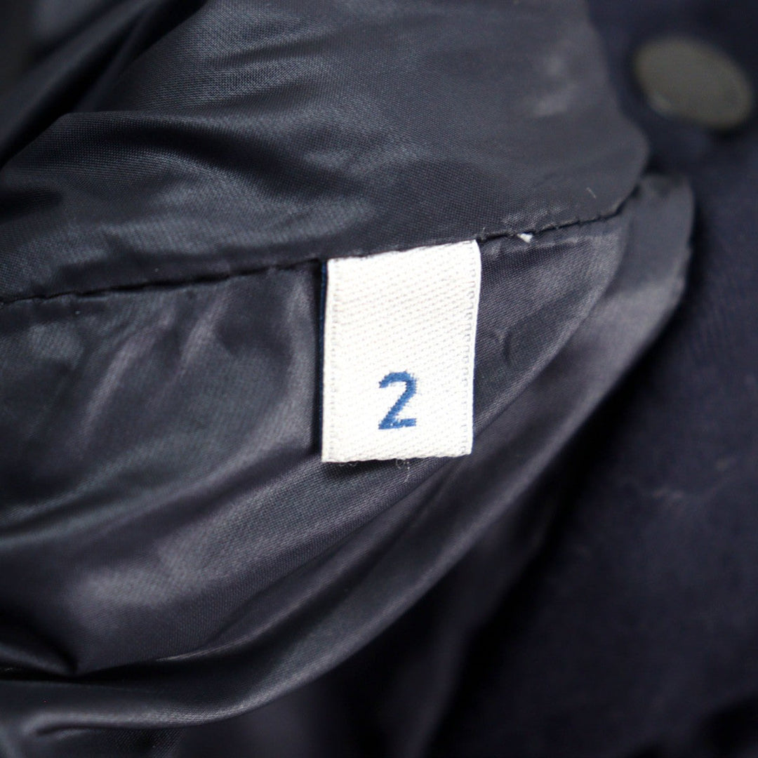 MONCLER Down jacket 420914139285 53227 Outer: 100% nylon, Lining: 100% nylon, Filling: 85% down, Filling: 15% feather, Part: 100% wool Navy RYAN GIUBBOTTO mens 2 Used Authentic