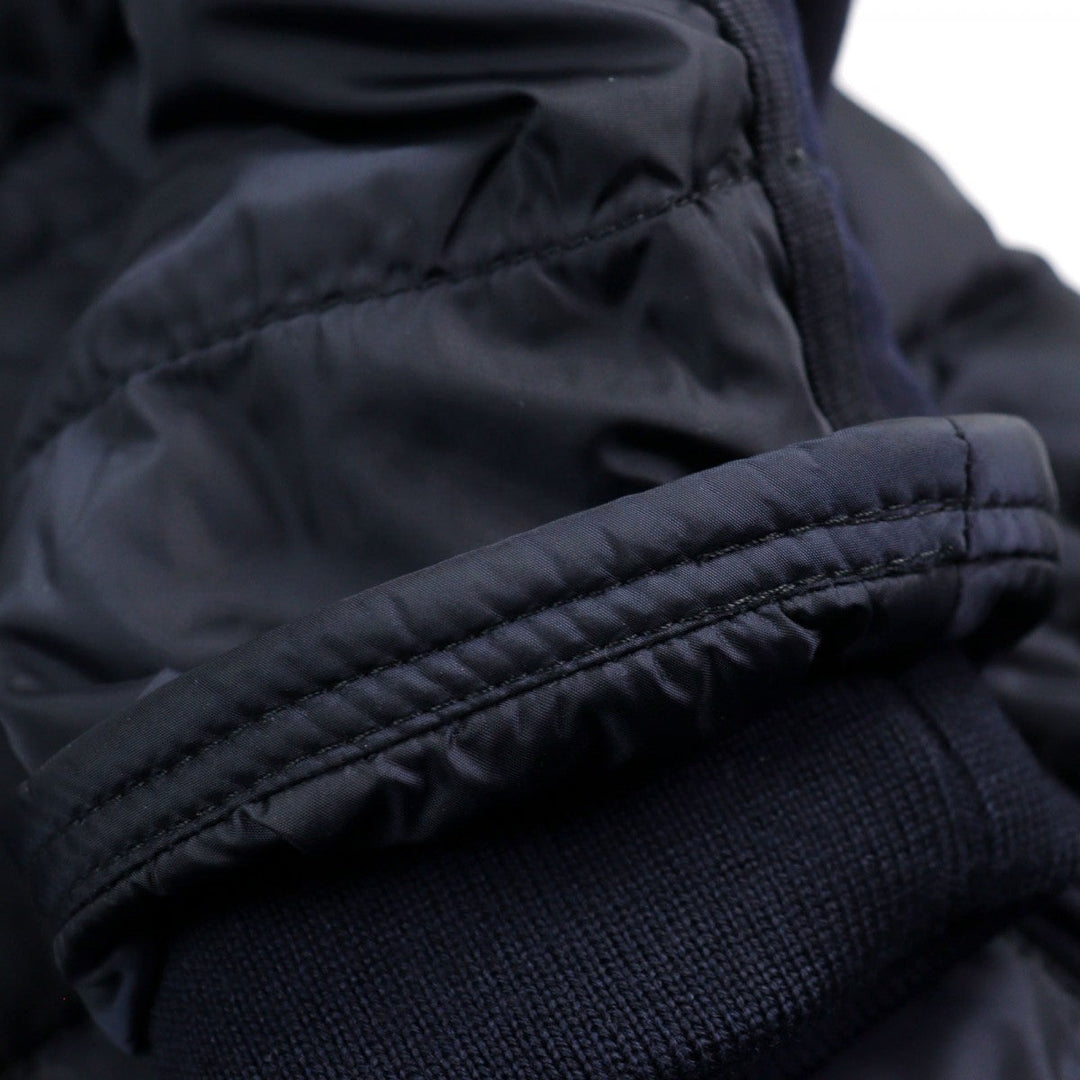 MONCLER Down jacket 420914139285 53227 Outer: 100% nylon, Lining: 100% nylon, Filling: 85% down, Filling: 15% feather, Part: 100% wool Navy RYAN GIUBBOTTO mens 2 Used Authentic