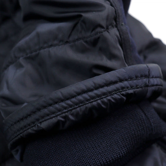 MONCLER Down jacket 420914139285 53227 Outer: 100% nylon, Lining: 100% nylon, Filling: 85% down, Filling: 15% feather, Part: 100% wool Navy RYAN GIUBBOTTO mens 2 Used Authentic