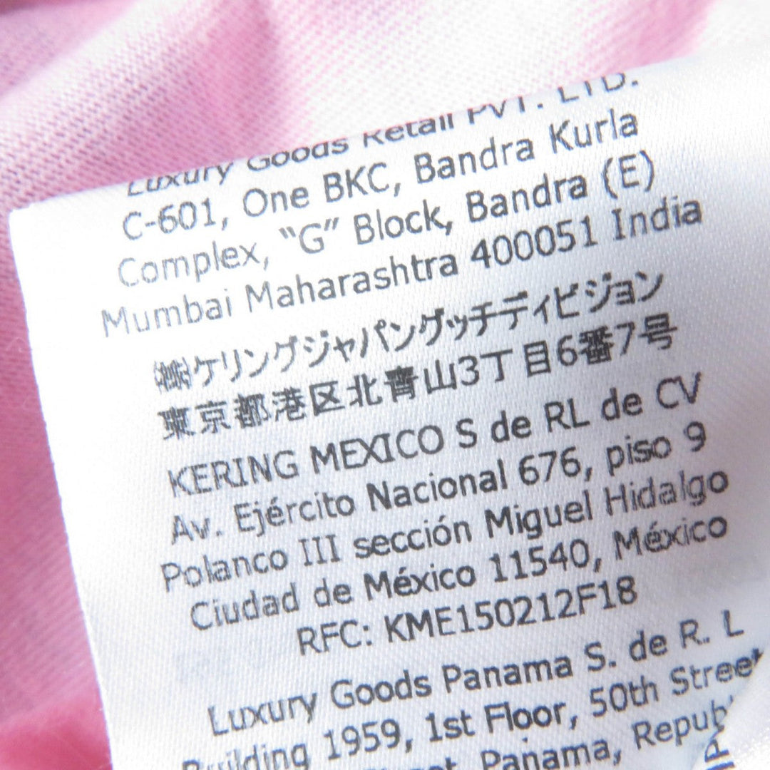 GUCCI Short sleeve T-shirt 693637 cotton pink Gucci x Adidas collaboration L