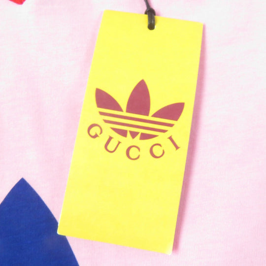 GUCCI Short sleeve T-shirt 693637 cotton pink Gucci x Adidas collaboration L