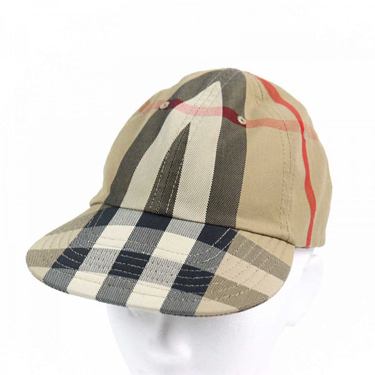 BURBERRY cap 8056296 cotton Beige mens M Used Authentic