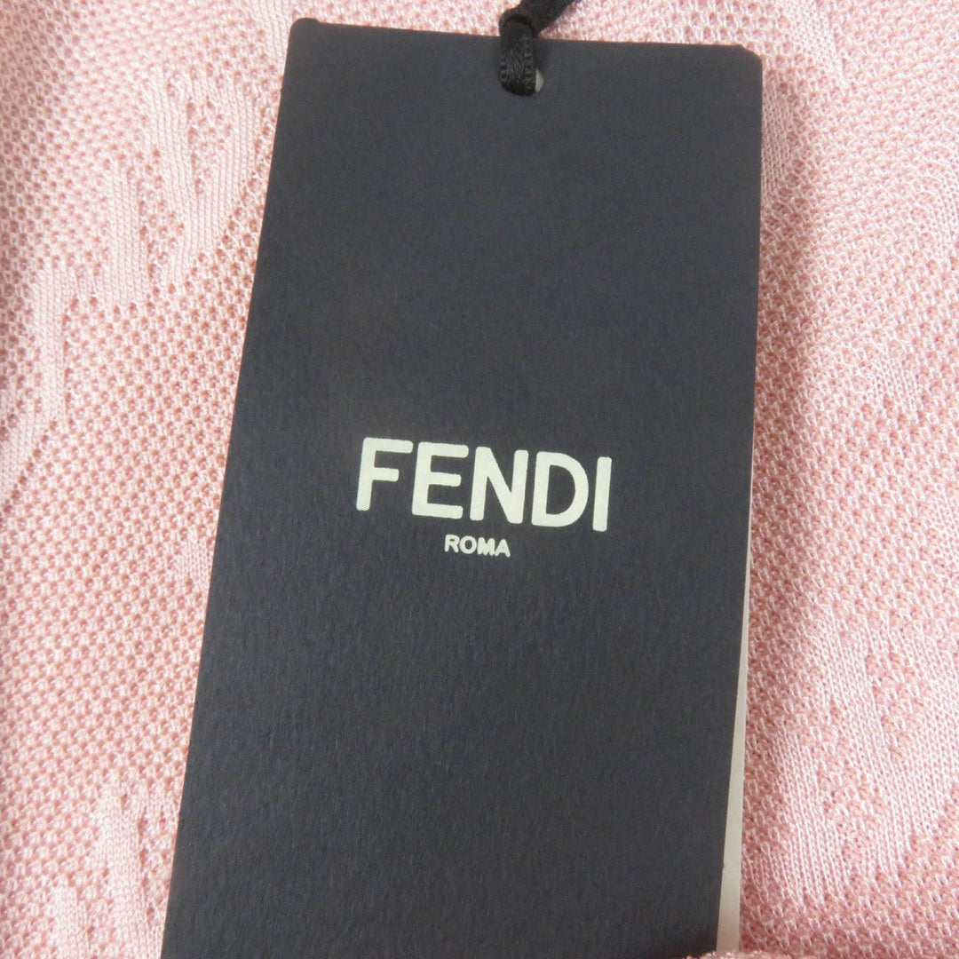 FENDI Short sleeve knit FZX772 Main: 47% cotton, 47% rayon, 6% nylon pink Women 38 Used Authentic