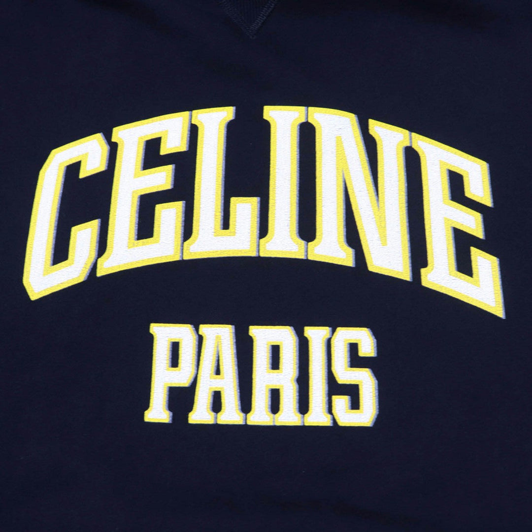 CELINE Hoodie 2Y70F6700Q Main: 100% cotton black Women S Used Authentic