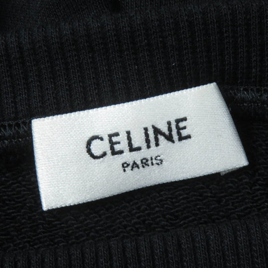 CELINE Hoodie 2Y70F6700Q Main: 100% cotton black Women S Used Authentic