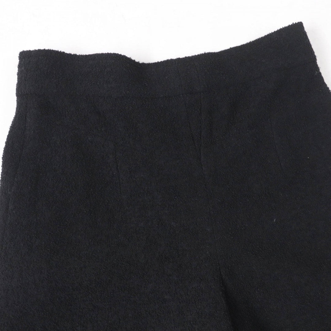 CHANEL Wide pants P54700V30847 Main: 94% wool, Main: 6% nylon, Lining: 100% silk black Women 38 Used Authentic