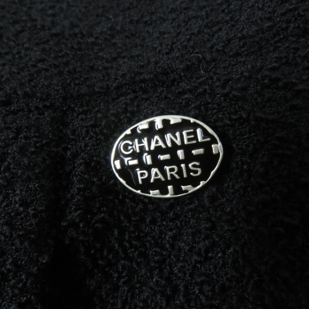 CHANEL Wide pants P54700V30847 Main: 94% wool, Main: 6% nylon, Lining: 100% silk black Women 38 Used Authentic