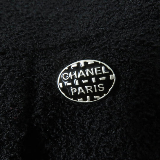 CHANEL Wide pants P54700V30847 Main: 94% wool, Main: 6% nylon, Lining: 100% silk black Women 38 Used Authentic