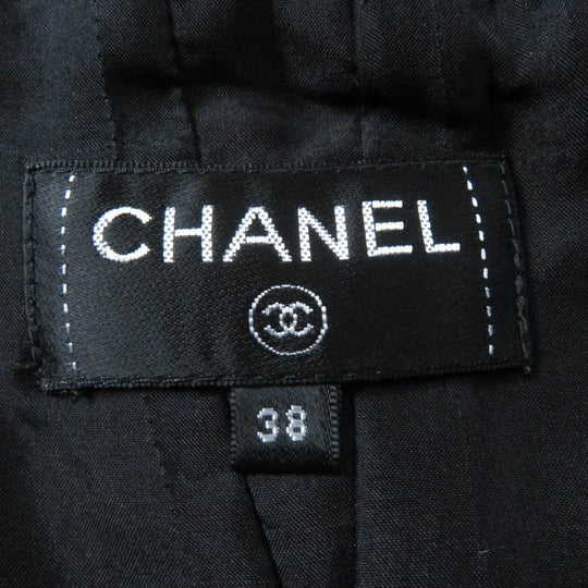 CHANEL Wide pants P54700V30847 Main: 94% wool, Main: 6% nylon, Lining: 100% silk black Women 38 Used Authentic