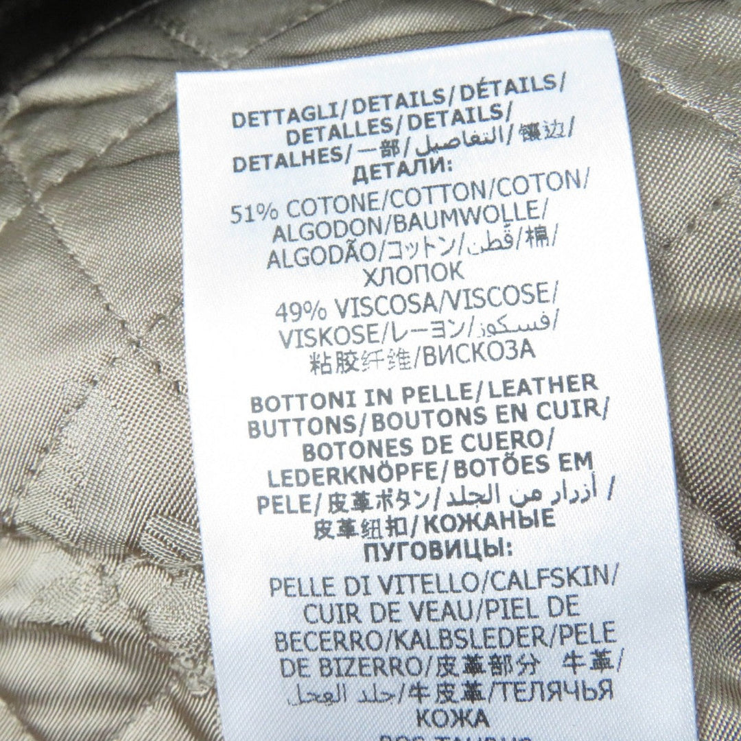 GUCCI coat 633365 Main: 100% wool, part: 89% acrylic, part: 11% polyester, filling: 100% polyester, part: 51% cotton multicolor Women 36 Used Authentic