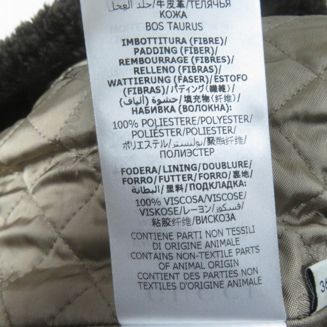 GUCCI coat 633365 Main: 100% wool, part: 89% acrylic, part: 11% polyester, filling: 100% polyester, part: 51% cotton multicolor Women 36 Used Authentic