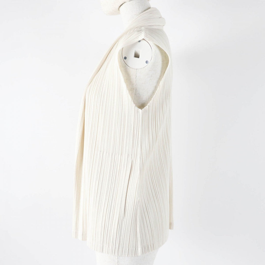 PLEATS PLEASE Best PP21-JE163 polyester Ivory 3