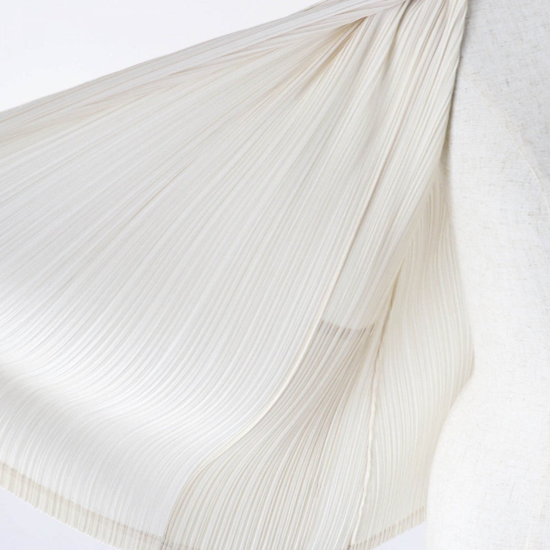 PLEATS PLEASE Best PP21-JE163 polyester Ivory 3