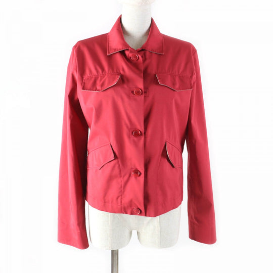 Loro Piana Jacket Main: 100% polyester Red Women 44 Used Authentic