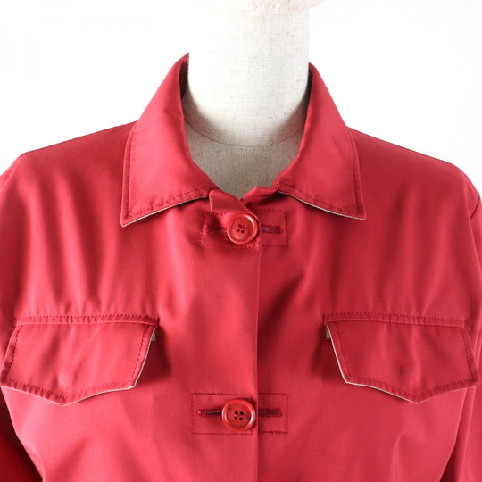 Loro Piana Jacket Main: 100% polyester Red Women 44 Used Authentic