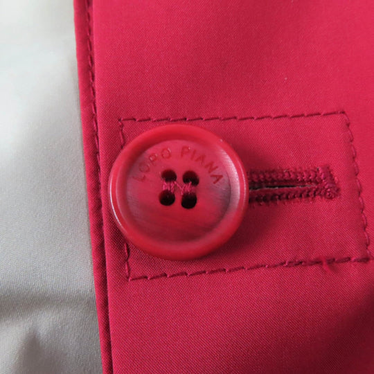 Loro Piana Jacket Main: 100% polyester Red Women 44 Used Authentic