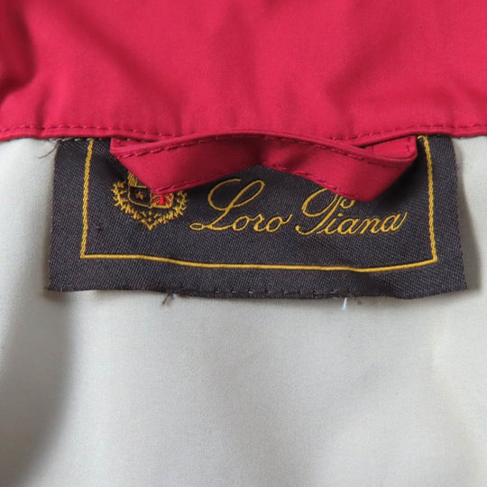 Loro Piana Jacket Main: 100% polyester Red Women 44 Used Authentic