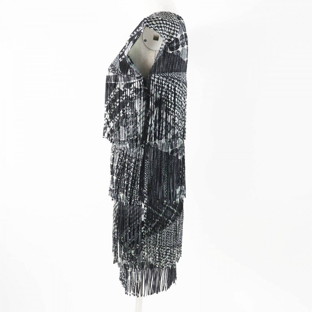 PLEATS PLEASE one piece PP43-JT476 Main: 100% polyester Black Grey Green Women 4 Used Authentic